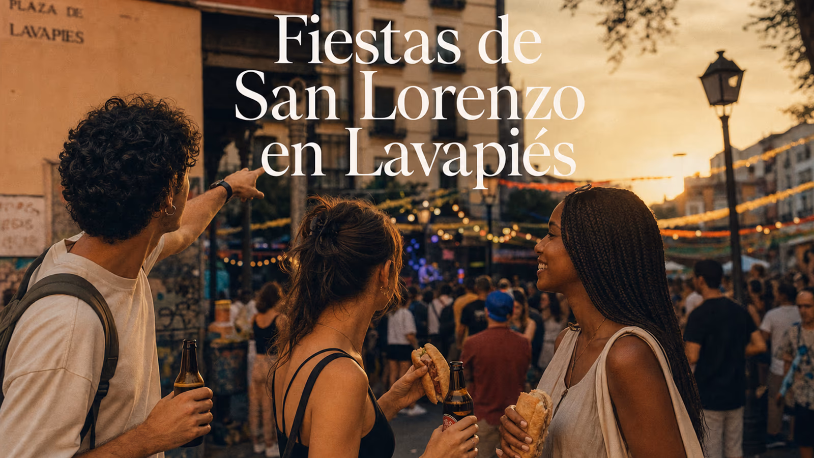 Fiestas de San Lorenzo en Lavapiés con conciertos y verbenas