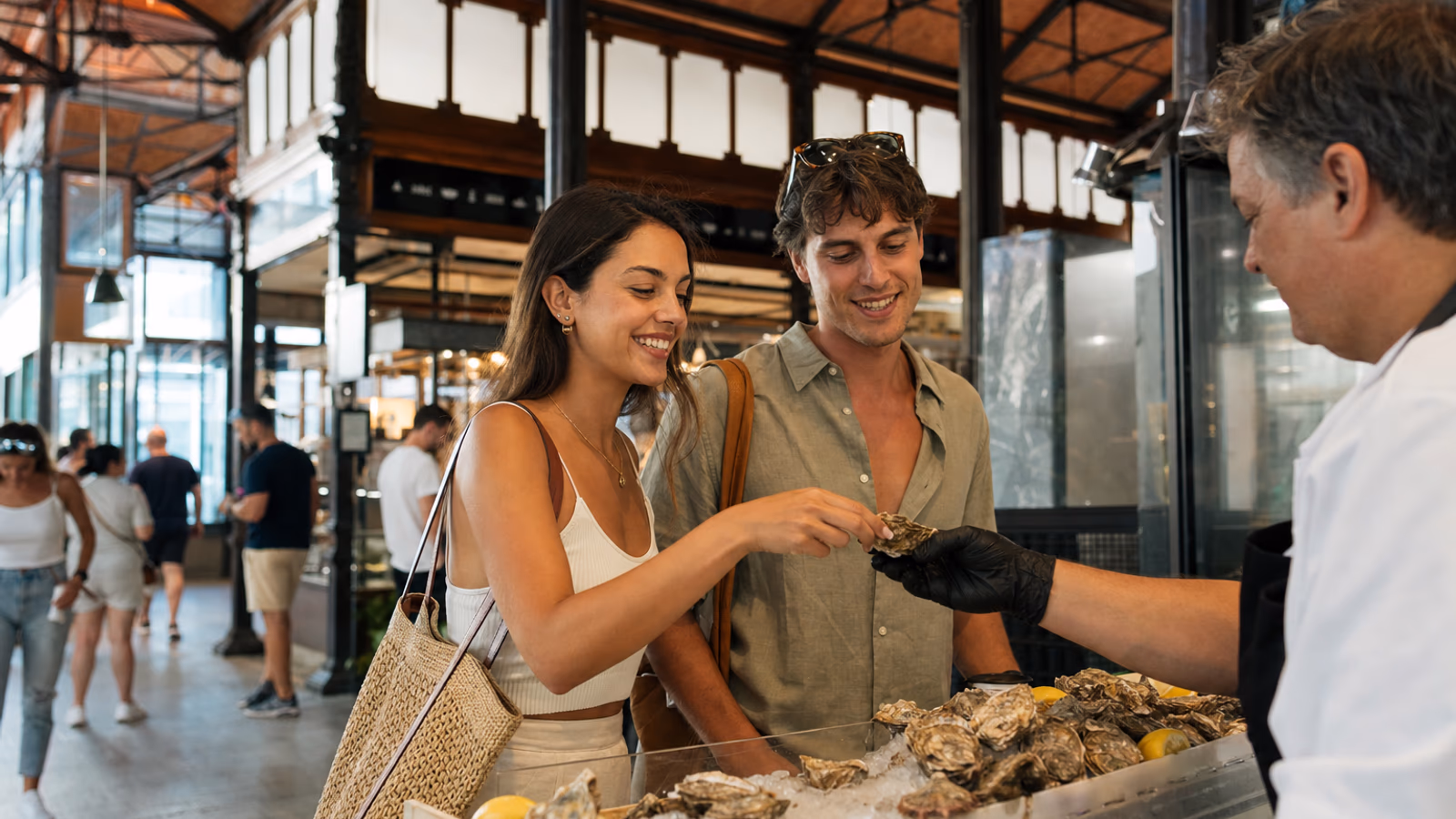 Platos variados en el Mercado de San Miguel