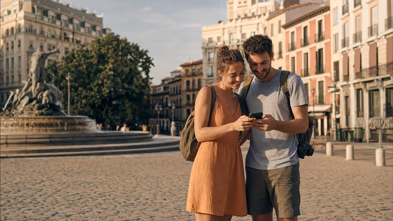 maleta de verano lista para Madrid